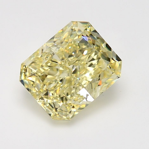 6.12 carat Fancy Yellow-VVS1 Natūralus Radiant Deimantas (1)
