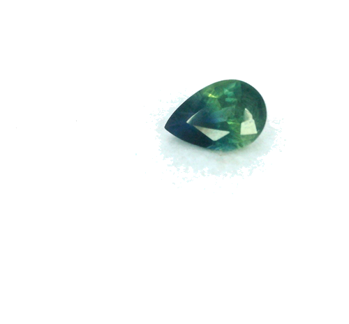 0.53 carat GREEN Pear Safyras (1)