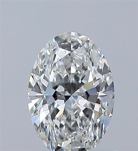 0.7 carat F-VVS2 Natūralus Oval Deimantas (1)