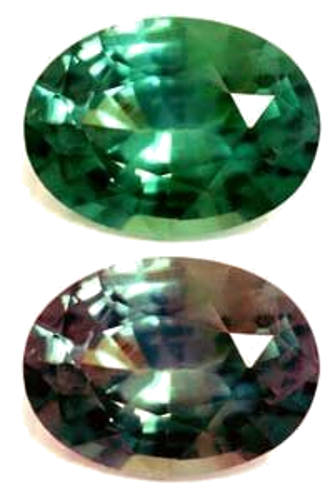 0.38 carat GREEN Oval Alexandrite (1)