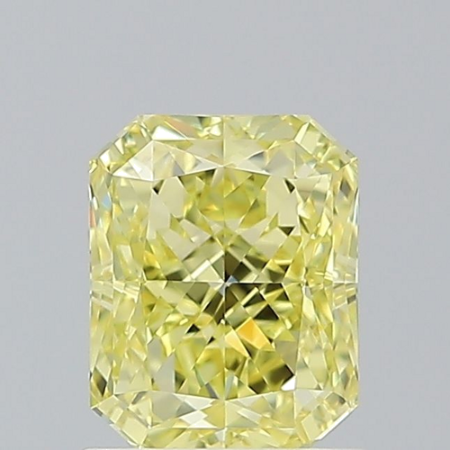 1.06 carat Fancy Intense Yellow-VVS1 Natūralus Radiant Deimantas (1)