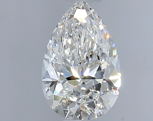 0.5 carat E-VVS1 Natūralus Pear Deimantas (1)