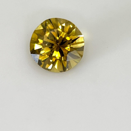 0.67 carat YELLOW Round Tourmaline (1)