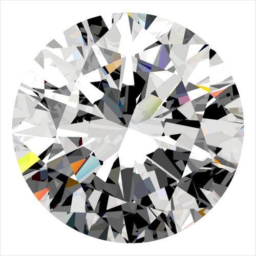 0.3 carat G-VS2 Very Good cut Natūralus Round Deimantas (1)