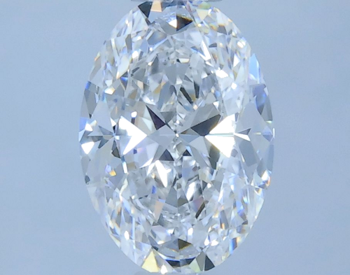 0.5 carat E-VVS2 Natūralus Oval Deimantas (1)