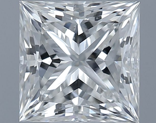 0.54 carat I-SI1 Natūralus Princess Deimantas (1)