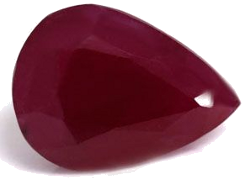 1.35 carat RED Pear Rubinas (1)