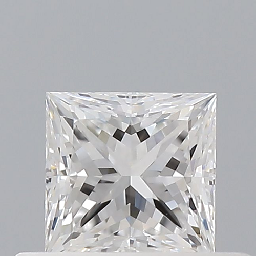 0.45 carat D-VVS1 Natūralus Princess Deimantas (1)