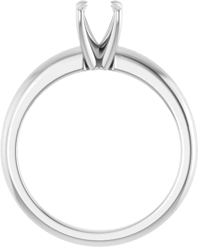 Sužadėtuvių Žiedas „Claw-Prong Solitaire“ 14k white gold Round 5.2mm (2)
