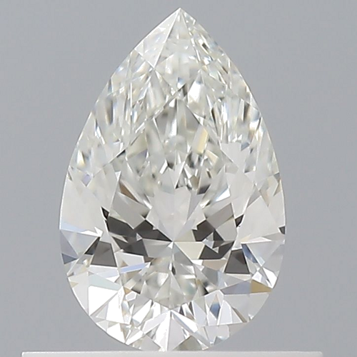 0.51 carat H-IF Natūralus Pear Deimantas (1)