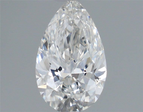 0.43 carat F-VVS2 Natūralus Pear Deimantas (1)
