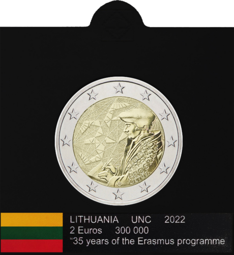 Флагове - стикери за държачи за евромонети (Само за 2021 г.) (2)