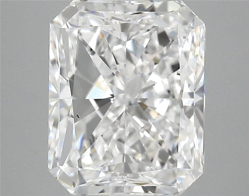 5.01 carat D-SI1 Natūralus Radiant Deimantas (1)