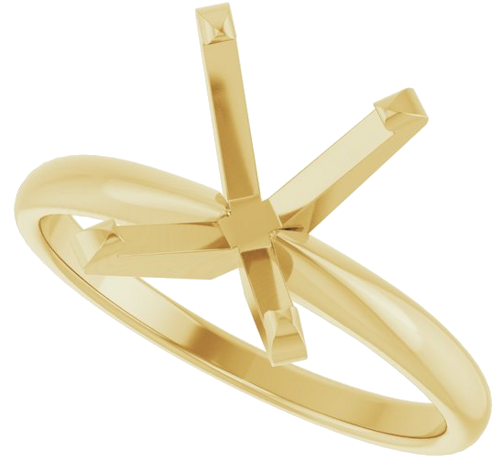 Sužadėtuvių Žiedas „Solitaire“ 14k yellow gold Oval 11mm x 9mm (5)