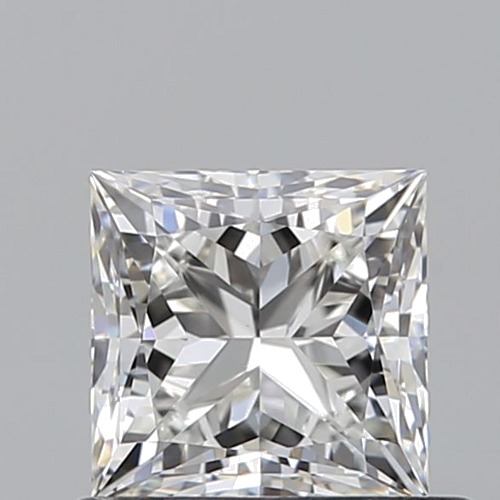0.71 carat H-VS1 Natūralus Princess Deimantas (1)