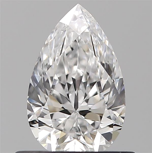 0.51 carat D-VVS1 Natūralus Pear Deimantas (1)