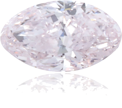 0.3 carat Very Light Pink-SI2 Natūralus Oval Deimantas (1)
