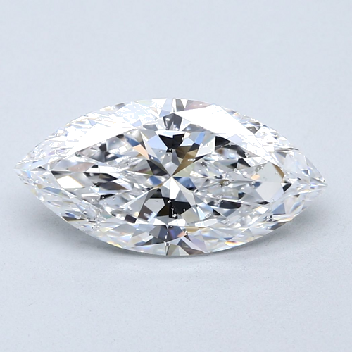 3.51 carat D-SI2 Natūralus Marquise Deimantas (1)