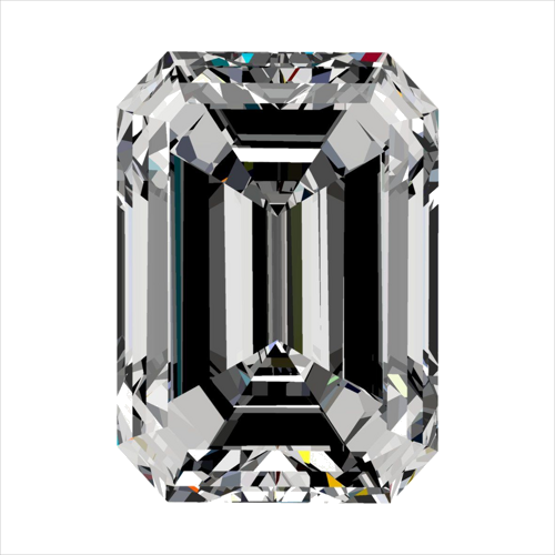 0.4 carat E-VS2 Natūralus Emerald Deimantas (1)