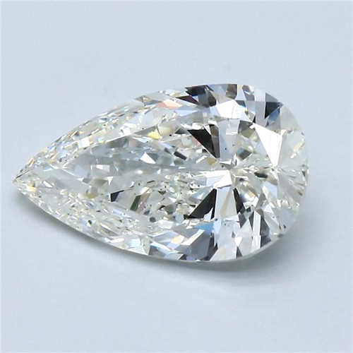 3.01 carat J-VS2 Natūralus Pear Deimantas (1)