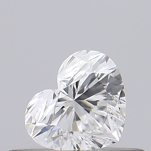 0.25 carat E-VVS2 Natūralus Heart Deimantas (1)