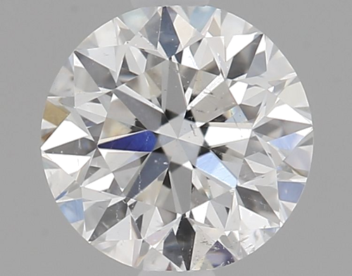 0.5 carat F-SI2 Very Good cut Natūralus Round Deimantas (1)