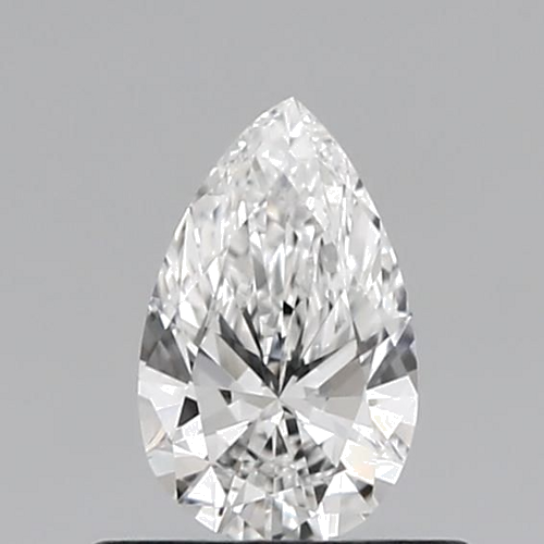 0.4 carat F-VVS1 Natūralus Pear Deimantas (1)