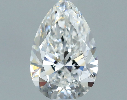 0.5 carat F-VVS1 Natūralus Pear Deimantas (1)