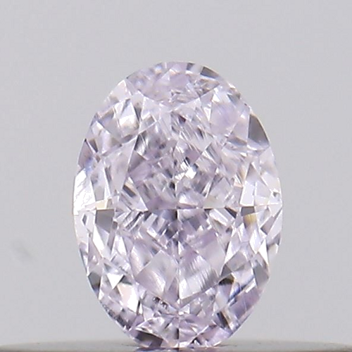 0.26 carat Fancy Light Pinkish Purple-SI1 Natūralus Oval Deimantas (1)