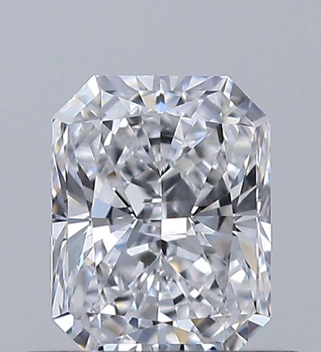 0.53 carat D-VVS2 Natūralus Radiant Deimantas (1)