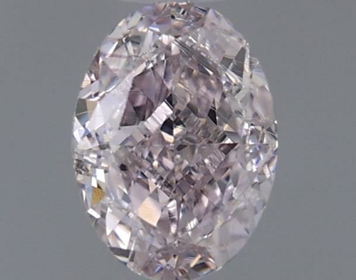 0.55 carat Fancy Light Pink-VS1 Natūralus Oval Deimantas (1)