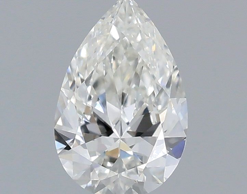 0.31 carat G-VVS2 Natūralus Pear Deimantas (1)
