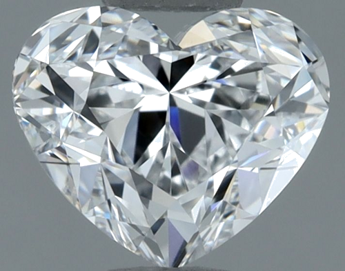 1.01 carat E-VVS2 Natūralus Heart Deimantas (1)