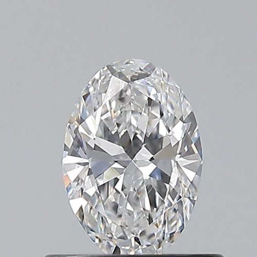 0.5 carat D-VVS2 Natūralus Oval Deimantas (1)
