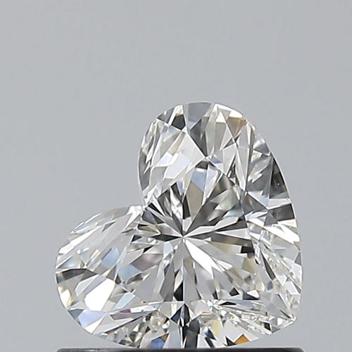 0.7 carat G-VS2 Natūralus Heart Deimantas (1)