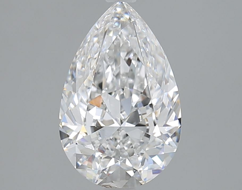 2.51 carat E-SI2 Natūralus Pear Deimantas (1)