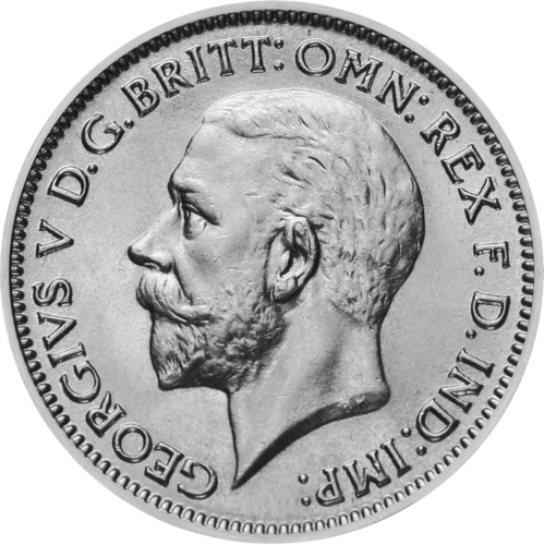 6 Pence George V (1927-1936) United Kingdom Silver Coin (Type 4) (1)