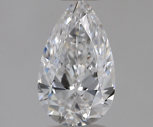 0.4 carat D-VS2 Natūralus Pear Deimantas (1)
