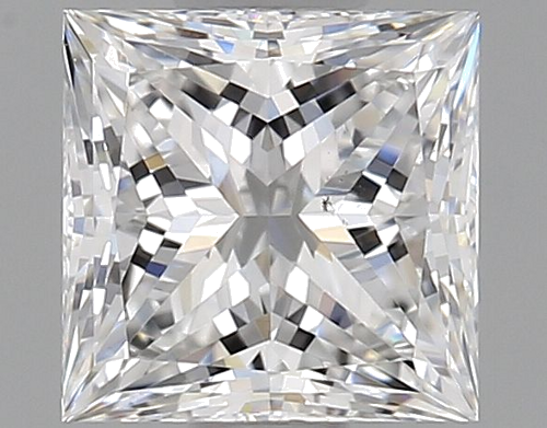 0.9 carat E-SI1 Natūralus Princess Deimantas (1)