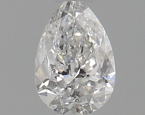 0.33 carat D-SI2 Natūralus Pear Deimantas (1)