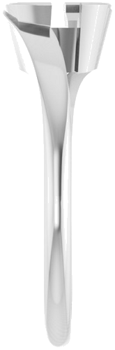 Sužadėtuvių Žiedas „Half-Bezel Solitaire“ 950 Platinos Cushion 6mm (4)
