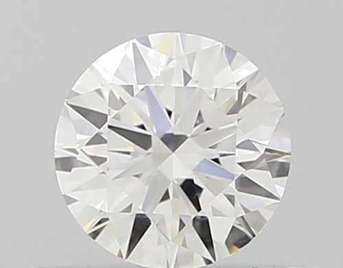 0.41 carat F-VVS1 Excellent cut Natūralus Round Deimantas (1)