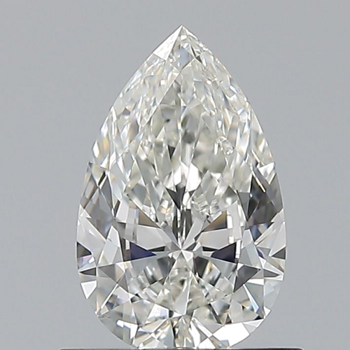 0.7 carat H-VVS1 Natūralus Pear Deimantas (1)