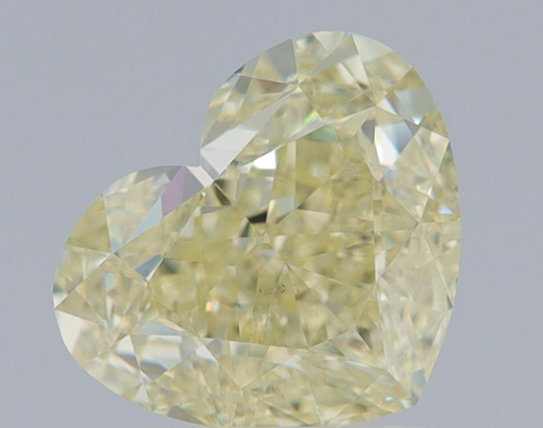 3.02 carat Fancy Light  Yellow-VS1 Natūralus Heart Deimantas (1)