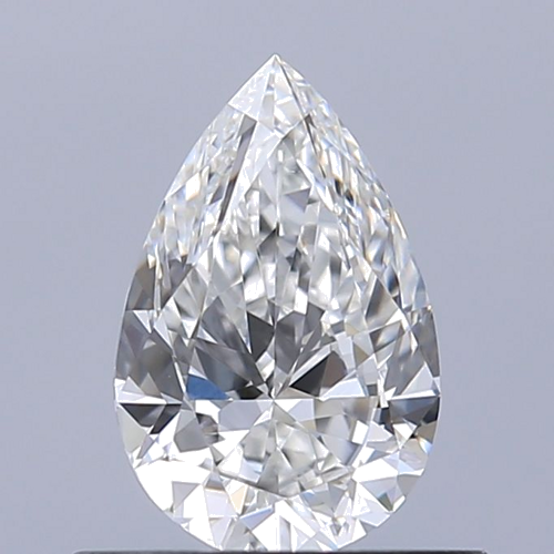 0.51 carat F-VS1 Natūralus Pear Deimantas (1)