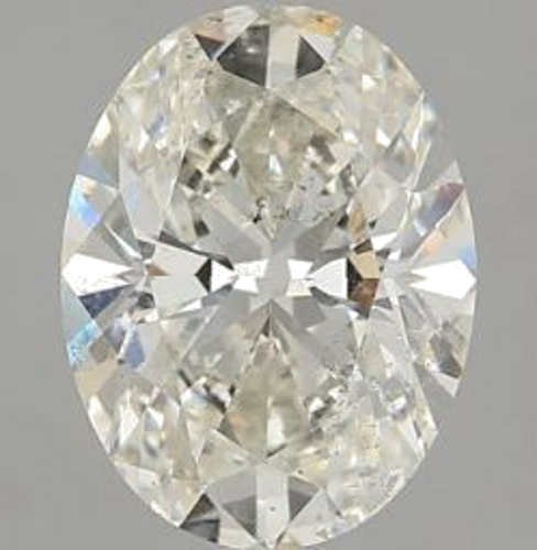 3.05 carat J-SI2 Natūralus Oval Deimantas (1)