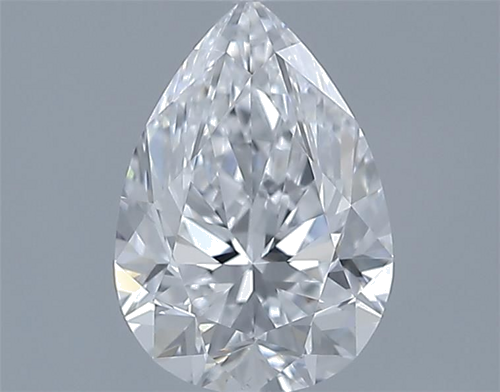 0.7 carat D-VS1 Natūralus Pear Deimantas (1)