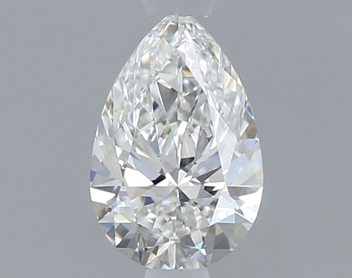 0.5 carat E-VVS2 Natūralus Pear Deimantas (1)