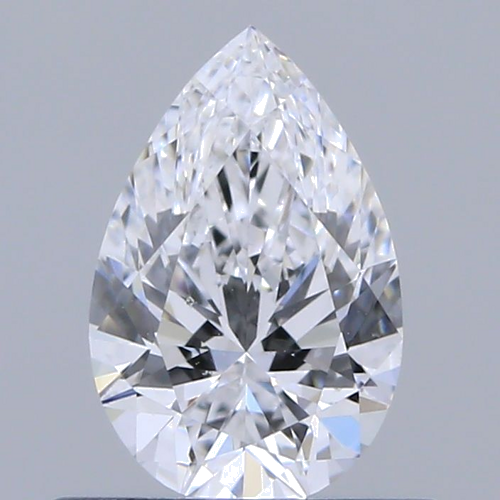 0.51 carat D-SI1 Natūralus Pear Deimantas (1)