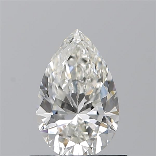 0.7 carat H-VVS2 Natūralus Pear Deimantas (1)